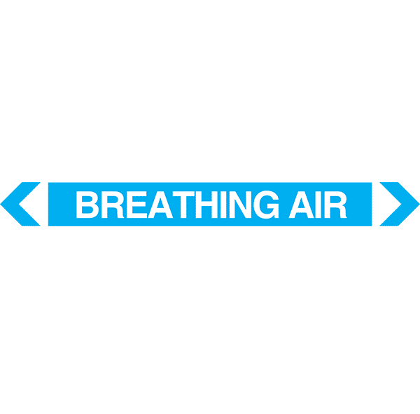 Breathing Air Pipe Marker