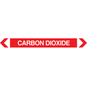 Carbon Dioxide Pipe Marker