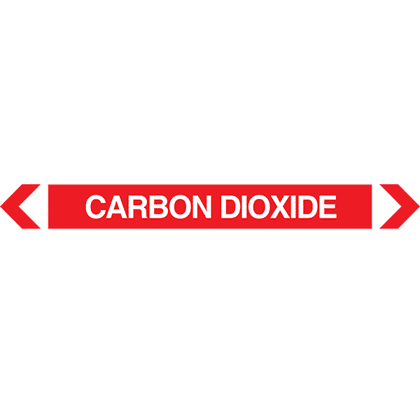 Carbon Dioxide Pipe Marker