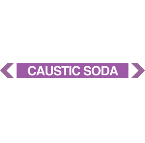 Caustic Soda Pipe Marker