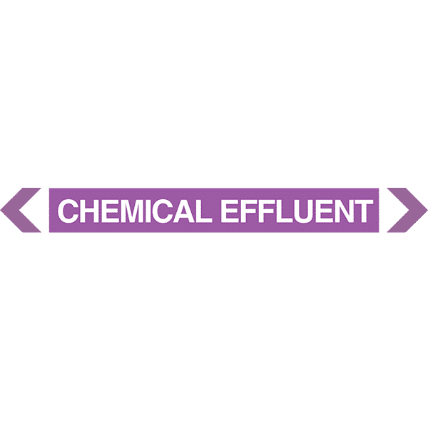 Chemical Effluent Pipe Marker