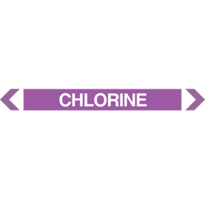 Chlorine Pipe Marker