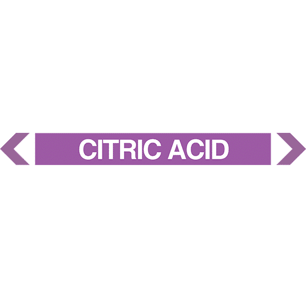 Citric Acid Pipe Marker