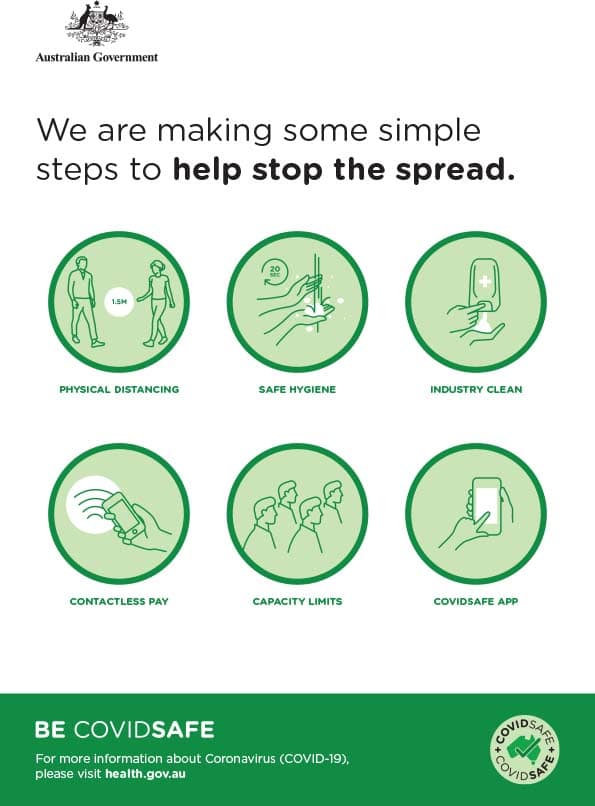 CovidSafe Help Stop The Spread Sign