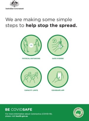 CovidSafe Help Stop The Spread 2 Sign