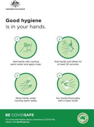 CovidSafe Good Hygiene Sign