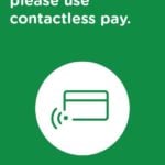 CovidSafe Contactless Pay Sign