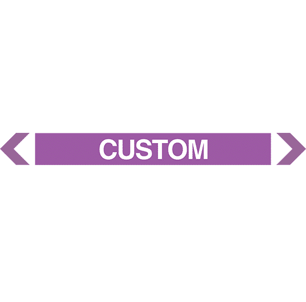 Custom Acid Pipe Marker