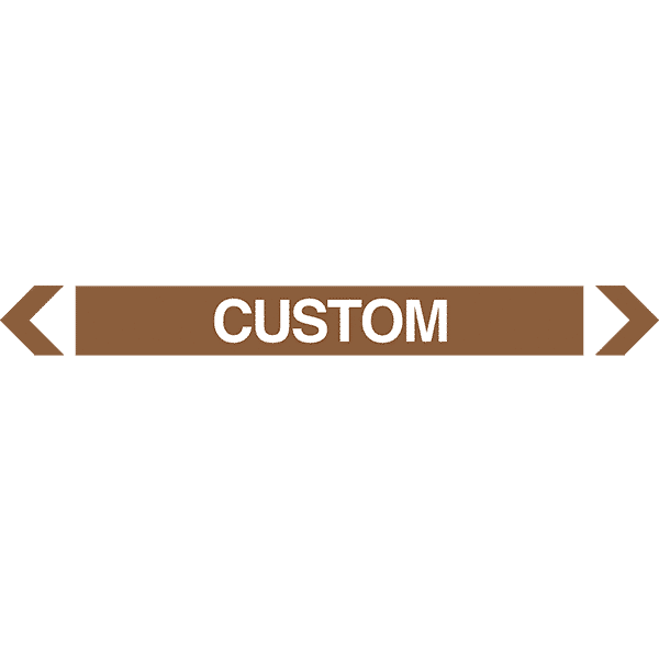 Custom Gases Pipe Marker