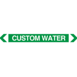 Custom Water Pipe Marker