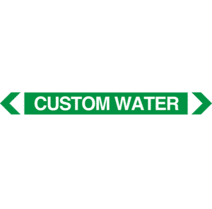 Custom Water Pipe Marker