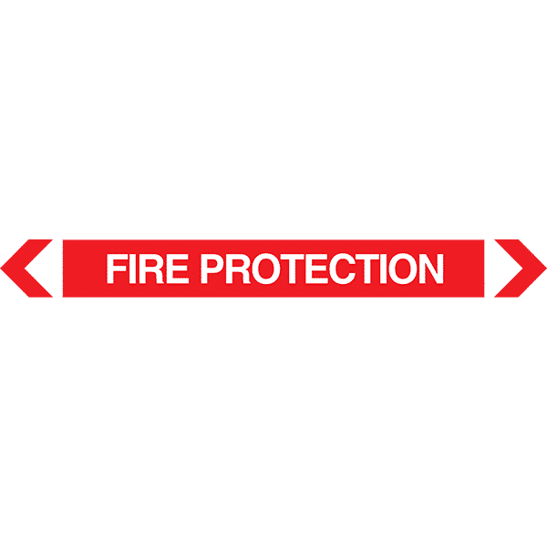 Fire Protection Pipe Marker