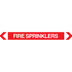Fire Sprinklers Pipe Marker