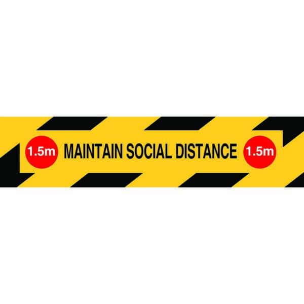 Social Distance Strip Sign