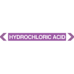 Hydrochloric Acid Pipe Marker