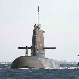 IMO Signs and Low location lighting system on Australian Defence Submarines