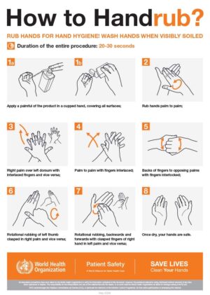 Hand Rub Sign