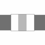Mechanical supply air, warm Banded Pipe Marker Tape