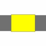Flammable gasses Banded Pipe Marker Tape
