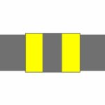 Acetylene Banded Pipe Marker Tape