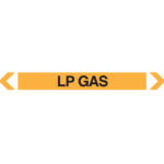 LP Gas Pipe Marker