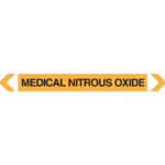 Medical Nitrous Oxide Pipe Marker