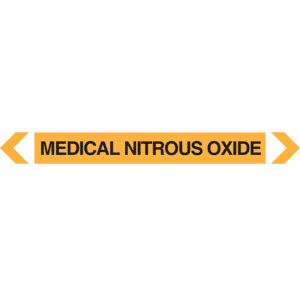 Medical Nitrous Oxide Pipe Marker