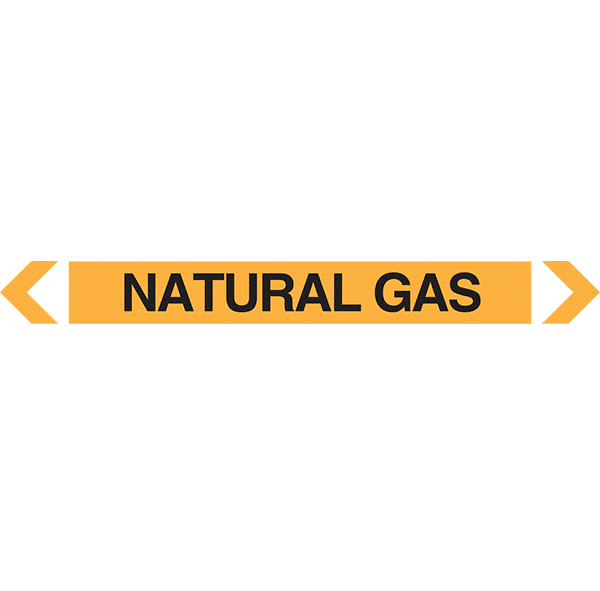 Natural Gas Pipe Marker