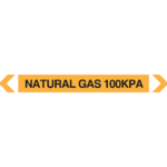 Natural Gas 100kpa Pipe Marker
