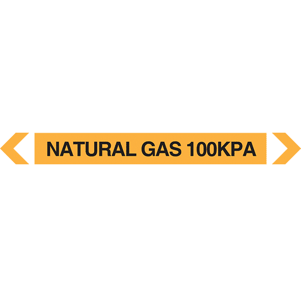 Natural Gas 100kpa Pipe Marker