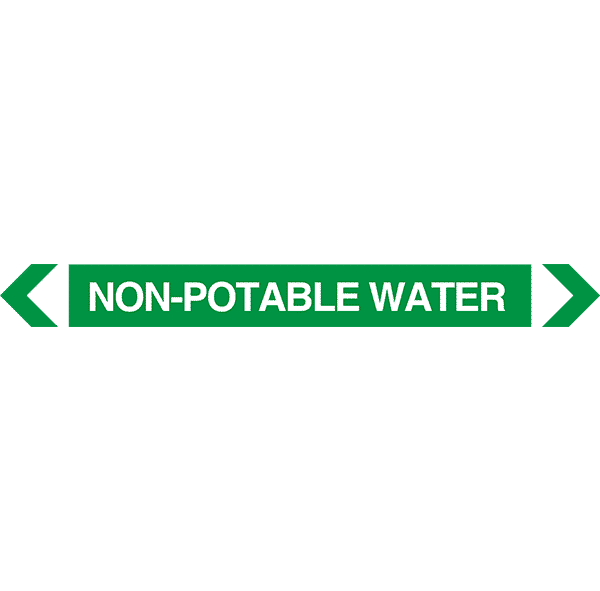 Non-Potable Water Pipe Marker
