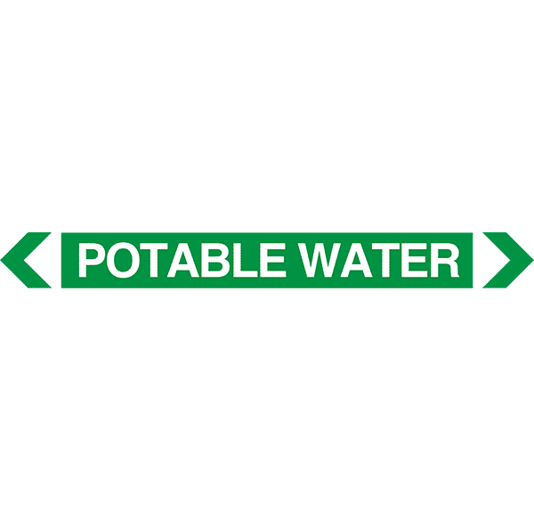 Potable Water Pipe Marker