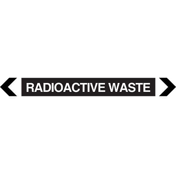 Radioactive Waste Pipe Marker