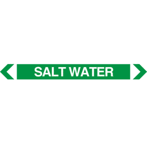 Salt Water Pipe Marker