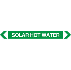 Solar Hot Water Pipe Marker