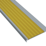 Aluminium stair nosing with PVC insert- ST4