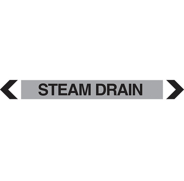 Steam Drain Pipe Marker