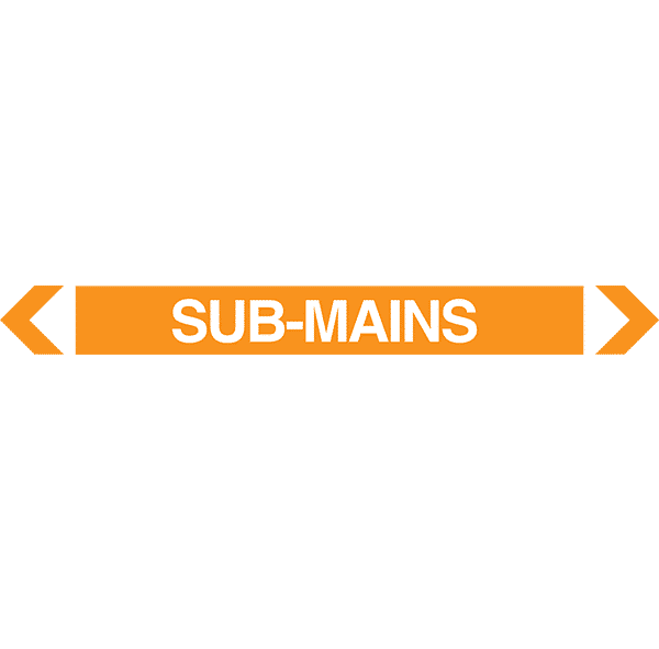 Sub-Mains Pipe Marker