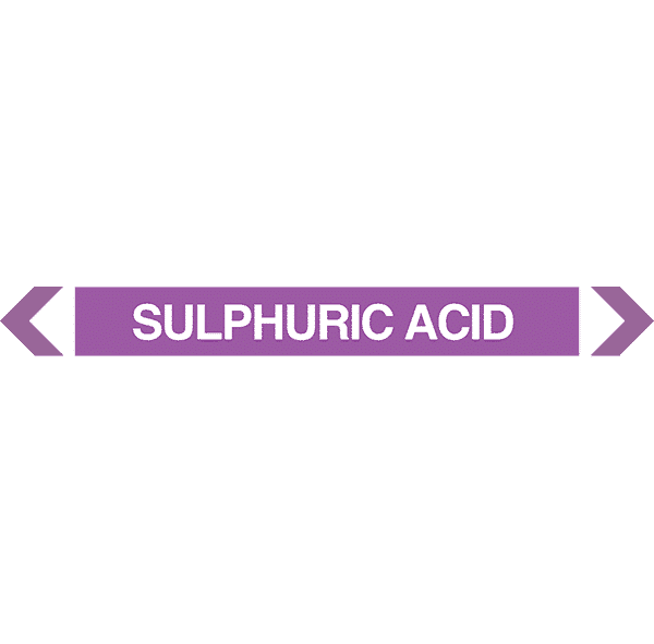 Sulphuric Acid Pipe Marker
