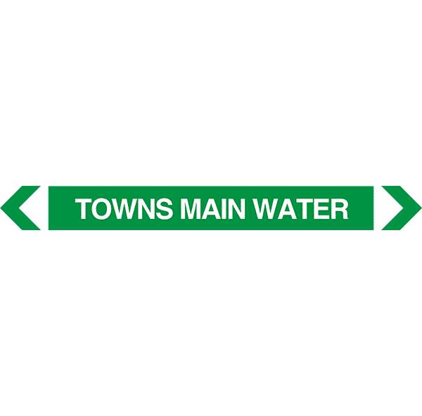 Towns Main Water Pipe Marker