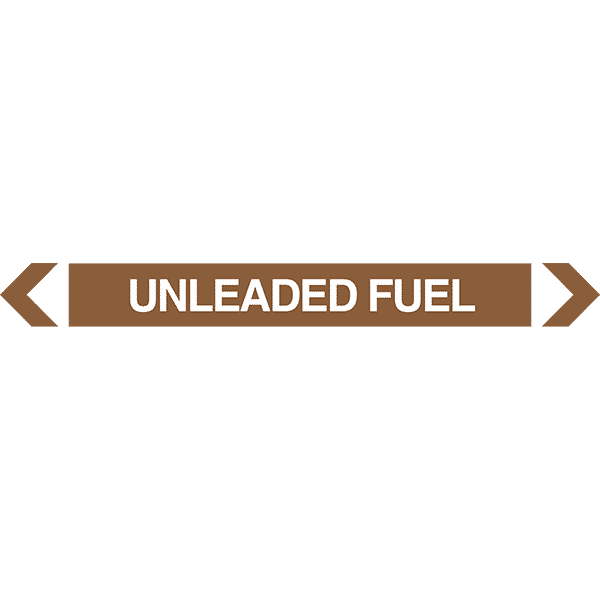 Unleaded Fuel Pipe Marker