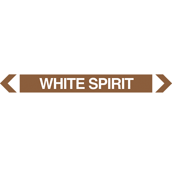 White Spirit Pipe Marker
