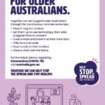 Supporting Older Australians Sign