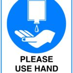 Mandatory Please Use Hand Sanitiser Sign