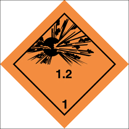 Class 1 Explosive substance Div 1.2 - Optional group