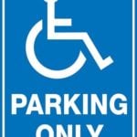 Carpark Disabled Parking Only