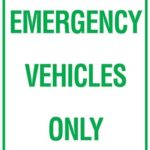 Carpark Emergency Vehicles Only