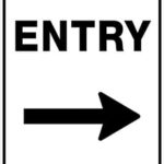Carpark Entry Arrow Right