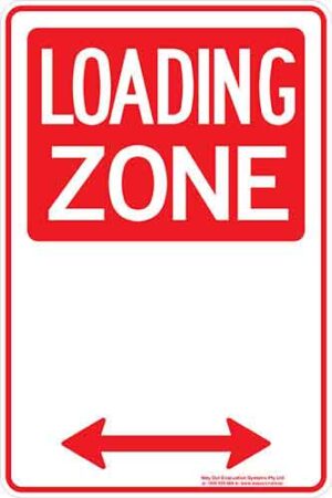 Carpark Loading Zone Span Arrow