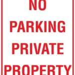 Carpark No Parking Private Property Sign